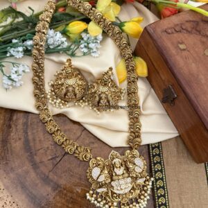 Exclusive Nakshi Lakshmi Bridal haaram set | Long chain
