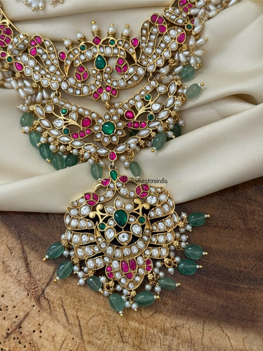 Jadau Bridal non idol necklace set