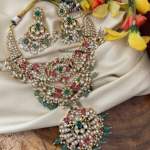 Jadau Bridal non idol necklace set