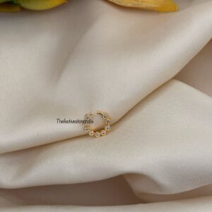 White stone Septum ring