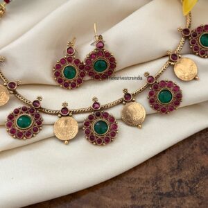 Kemp bottu kaasu necklace set