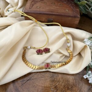 Budgeted kaasu lotus necklace set