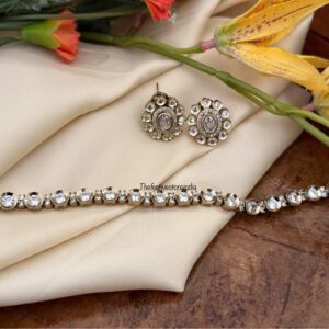 Single line diamonds set