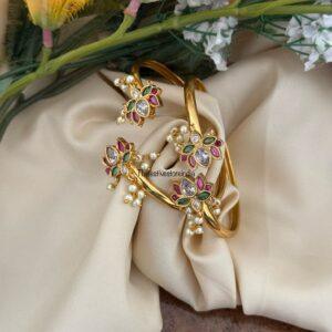 Set of 2 Lotus kada ( Free size)