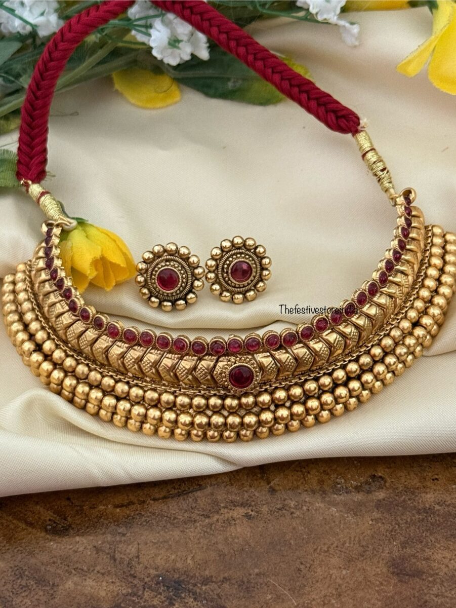 Vajratik choker set | Maharashtrian | Kolhapuri