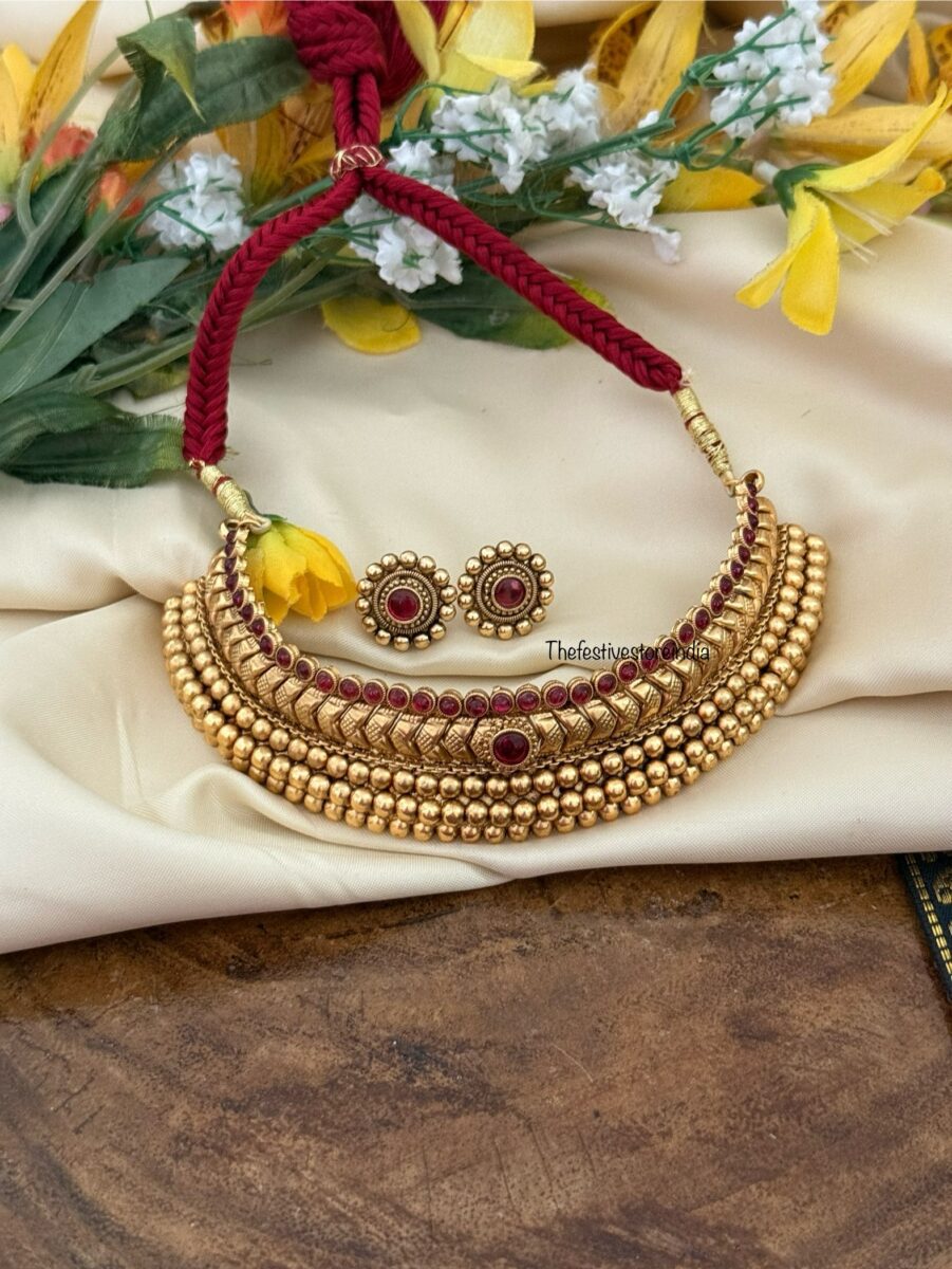 Vajratik choker set | Maharashtrian | Kolhapuri