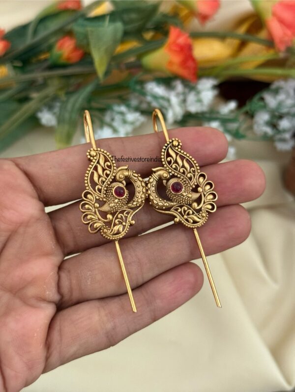 Antique matte polish Navilu earcuff | Stick ear cuff