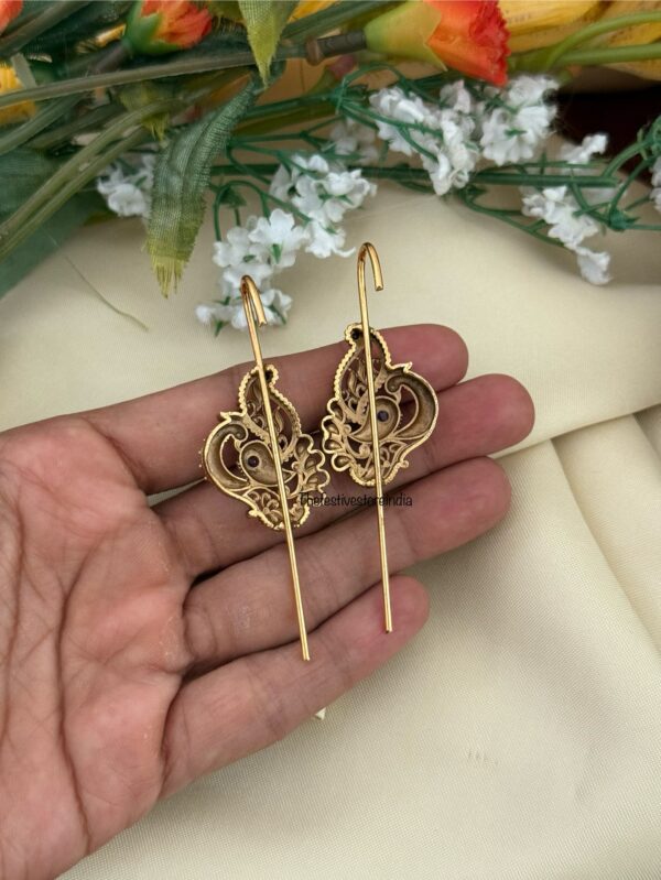 Antique matte polish Navilu earcuff | Stick ear cuff