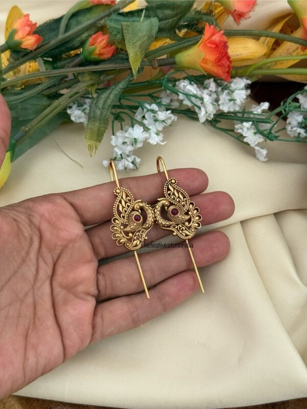 Antique matte polish Navilu earcuff | Stick ear cuff