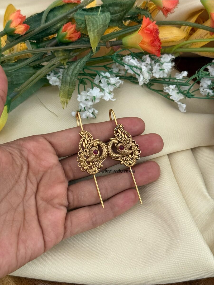 Antique matte polish Navilu earcuff | Stick ear cuff