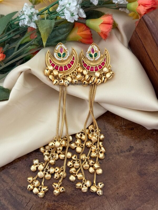 Kashmiri Chaand 14cms earrings
