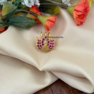 Jadau kundan Navilu Hairpin - Single unit