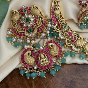 Jadau 2 IN 1 Bridal necklace set | Bride