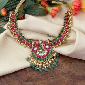 Kemp Navilu Jadau necklace | Bride | Brass