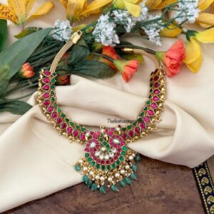 Kemp Navilu Jadau necklace | Bride | Brass