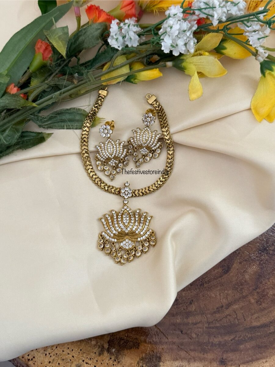 Taamarai antique polish attigai set | Lotus