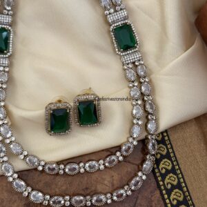 Victorian 2 layer mopp chain set - Emerald / Green