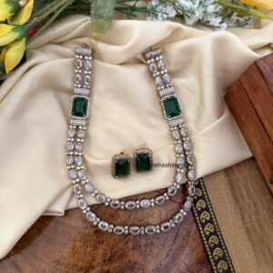 Victorian 2 layer mopp chain set - Emerald / Green