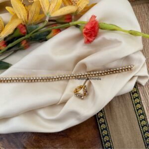 Diamonds drops choker set