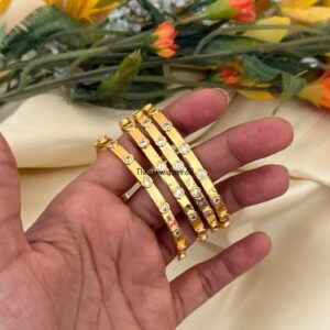 Gold look alike bangles - Set of 4