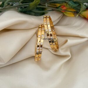 Gold look alike bangles - Set of 4