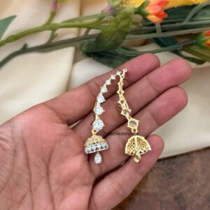 Minimalist AD jhumka earcuff