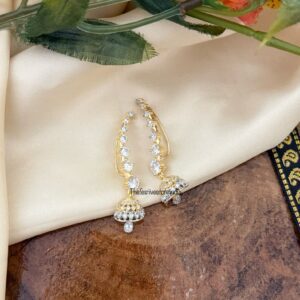 Minimalist AD jhumka earcuff 2