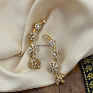 Minimalist AD jhumka earcuff 3