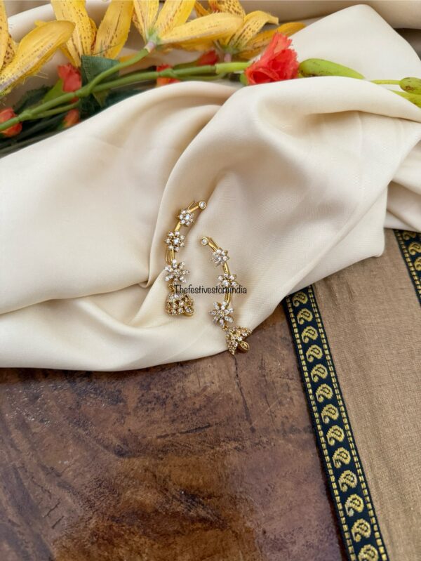 Minimalist AD jhumka earcuff 3