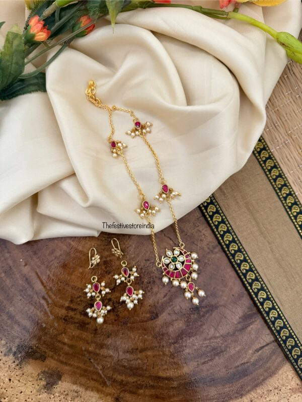 Simple Jadau drops set | Wedding | Bridesmaids | Kids friendly