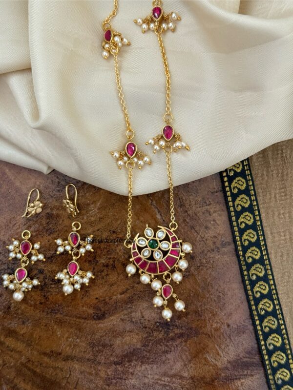 Simple Jadau drops set | Wedding | Bridesmaids | Kids friendly