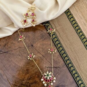 Simple Jadau drops set | Wedding | Bridesmaids | Kids friendly