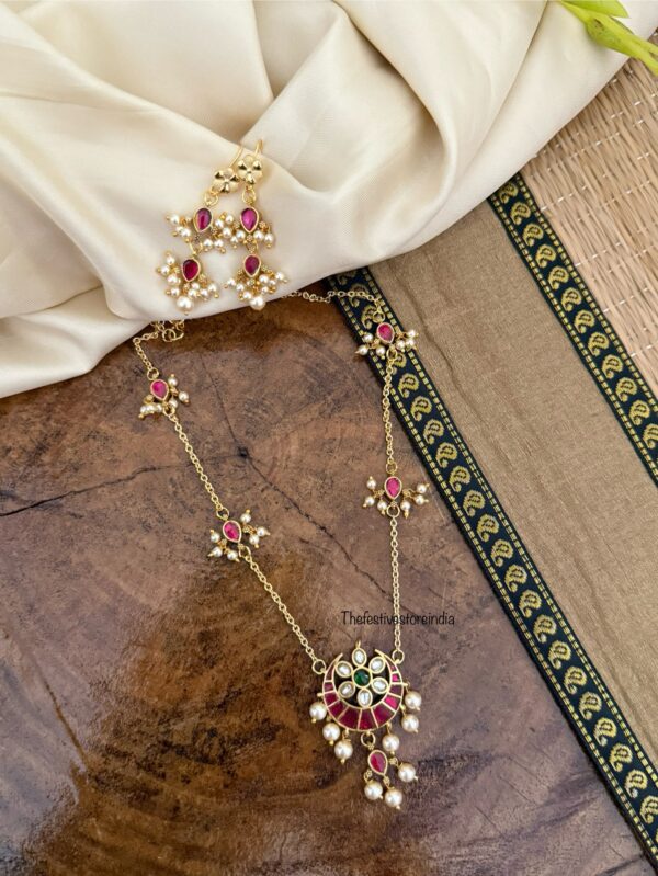 Simple Jadau drops set | Wedding | Bridesmaids | Kids friendly