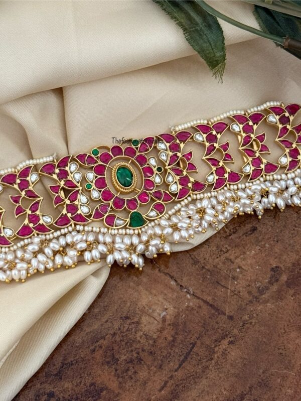 Red classic Jadau choker | Wedding | Bridal