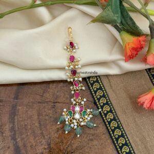 Lotus jadau maangtikka | Bridal | Bridesmaid