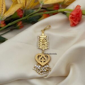 Knit Bridal Jadau maangtikka | Wedding | Bridesmaid