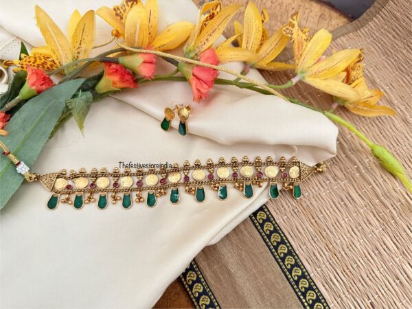 Lakshmi Kaasu choker set