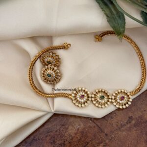 Budgeted bottu choker necklace set - Kids friendly