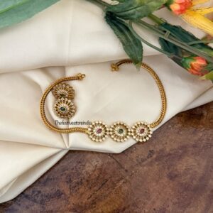 Budgeted bottu choker necklace set - Kids friendly