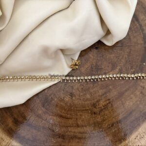 Diamonds drops choker set