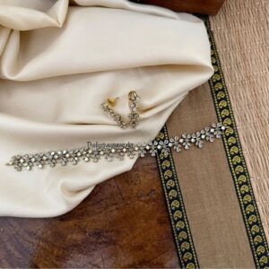 Statement CZ choker necklace set