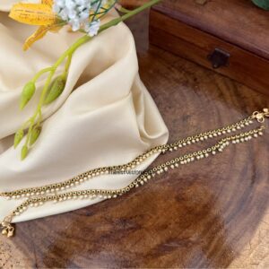 Simple pearl Anklet / Kaal gejje