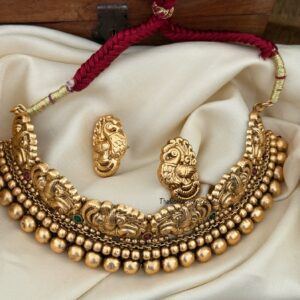 Vajratik choker set - multi color stone | Maharashtrian | Kolhapuri