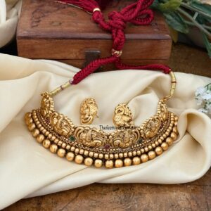 Vajratik choker set - multi color stone | Maharashtrian | Kolhapuri