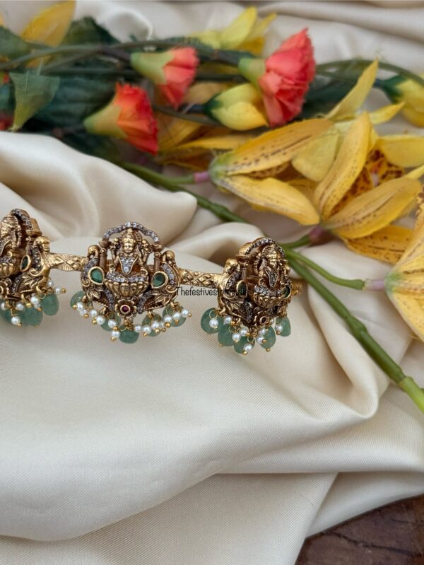 Stiff Nakshi lakshmi choker - High neck