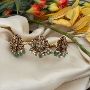 Stiff Nakshi lakshmi choker - High neck