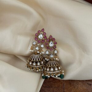Victorian kemp jhumkas | Bridal | Bridesmaid