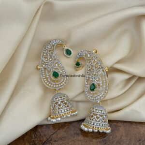 AD paisley earcuff | Bridal | Diamonds