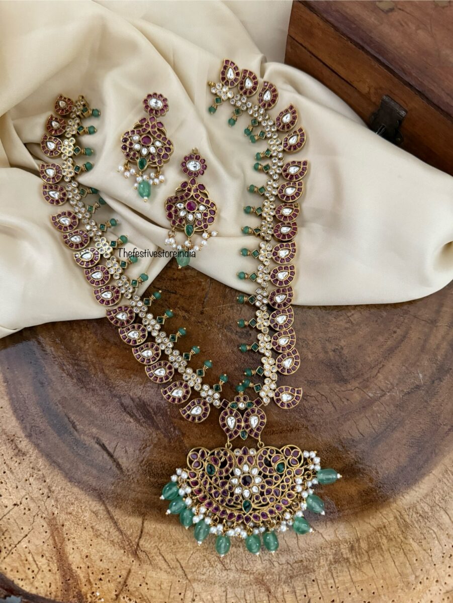 Traditional Kemp Mango / Maanga haaram set