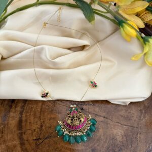 Jadau Lakshmi pendant chain